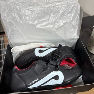New in box- Peloton Black Cycling Shoes, size 39